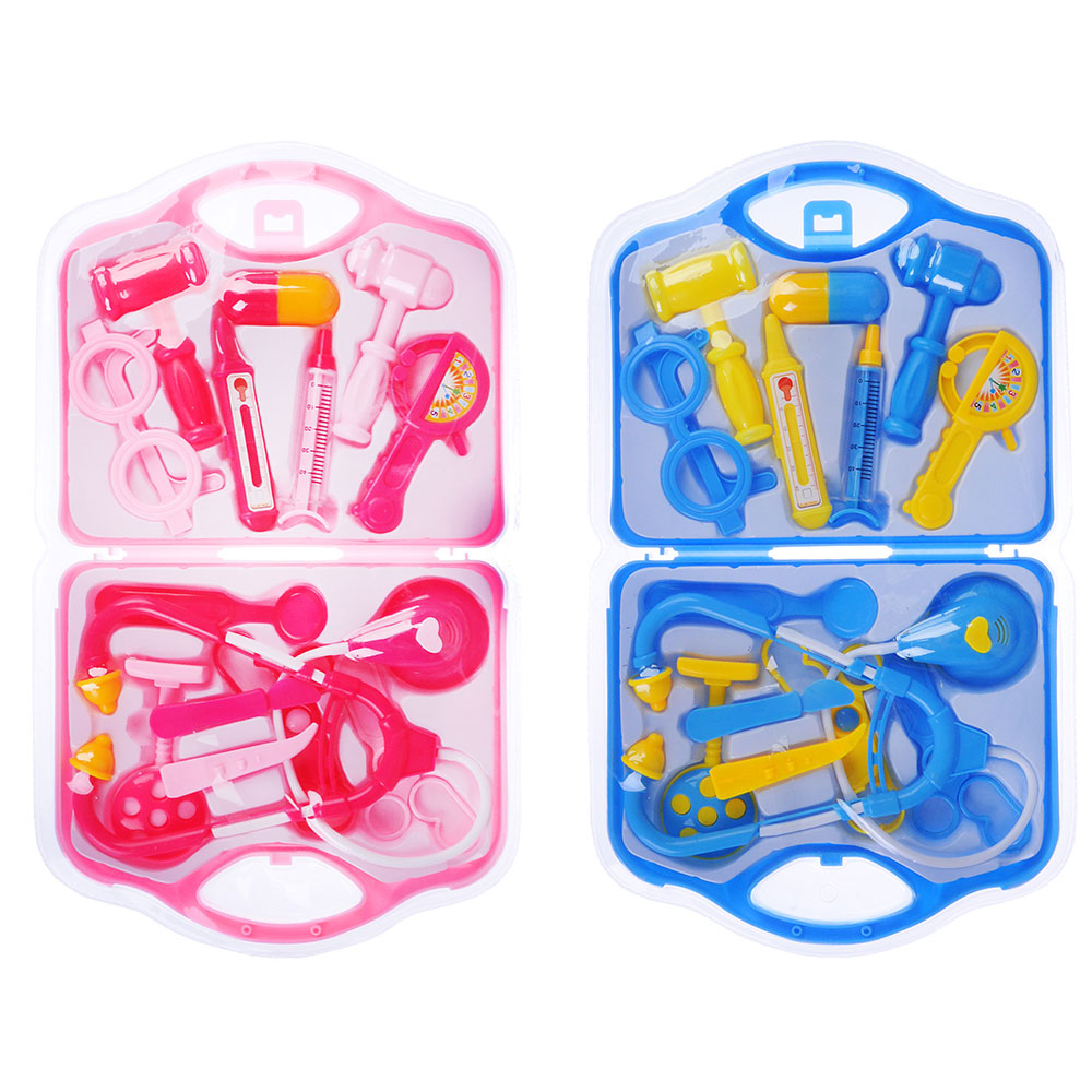 ИГРОЛЕНД Набор доктора в чемоданчике, 15 пр., PP ,PVC, 23х40х3,5 см, 2 цвета, арт.№ 294-092