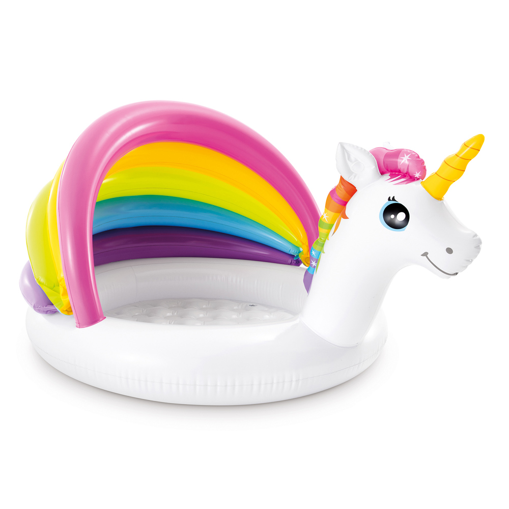 INTEX Бассейн надувной детский Единорог, 1-3 лет, 12х102х69см, 57113NP, арт.№ 109-257