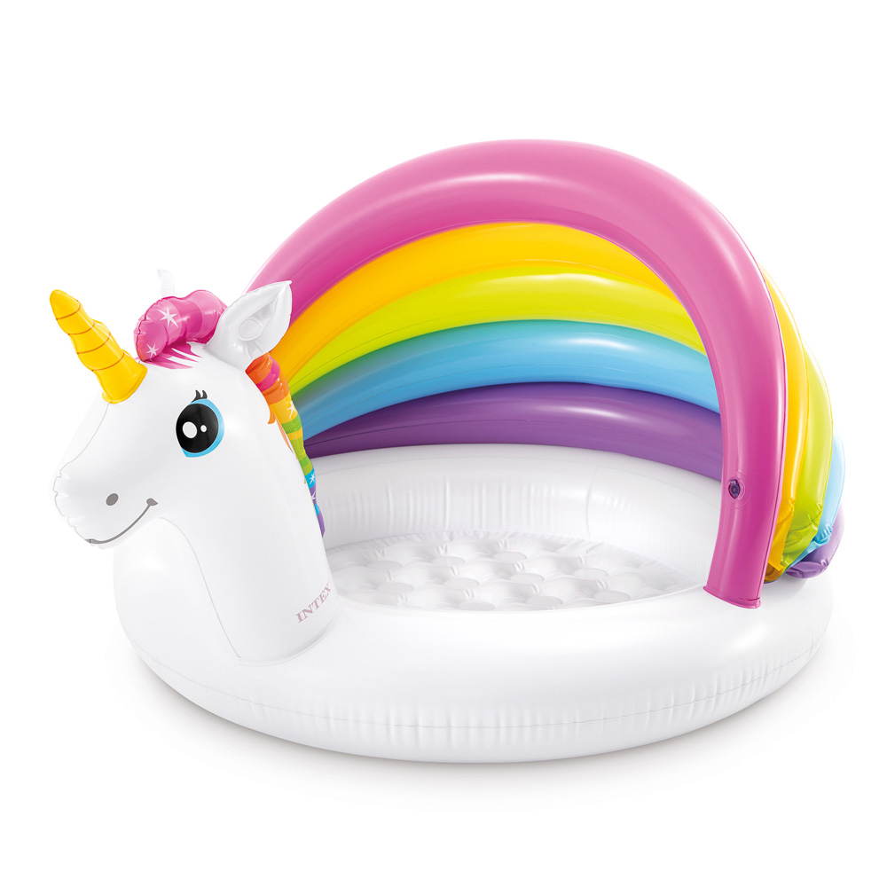 INTEX Бассейн надувной детский Единорог, 1-3 лет, 12х102х69см, 57113NP, арт.№ 109-257
