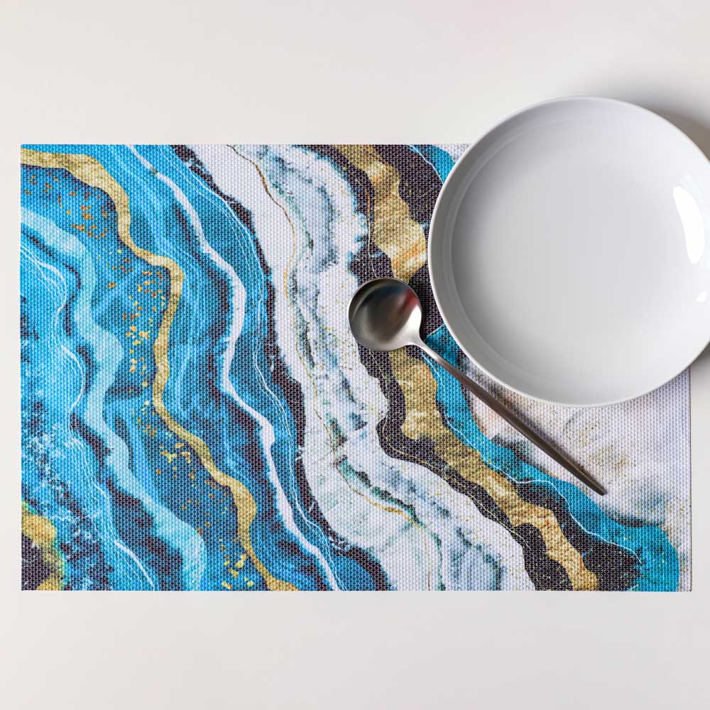 Набор салфеток сервировочных ПВХ, 2шт, 30x45см, "Вулкан", арт.№ 890-347