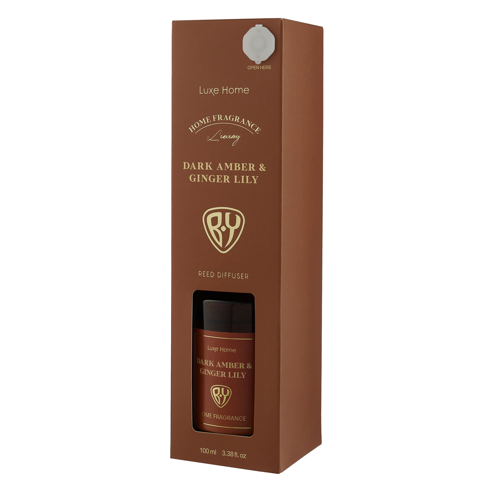 BY Диффузор Luxe Home, 100 мл. White Musk&Warm Vanilla,Black leather,Velvet Rose,Dark Amber, арт.№ 412-223