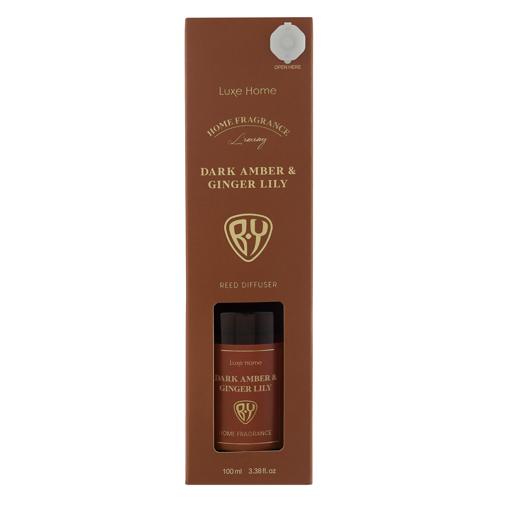 BY Диффузор Luxe Home, 100 мл. White Musk&Warm Vanilla,Black leather,Velvet Rose,Dark Amber, арт.№ 412-223