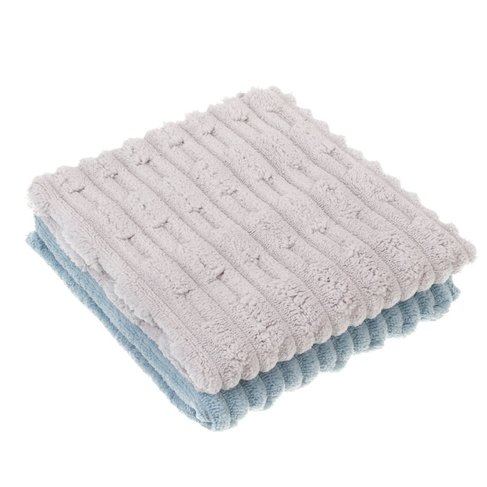 Салфетка для уборки тм VETTA, 30x30 см, микрофибра 280г/м2, 2 цвета, арт.№ 448-385