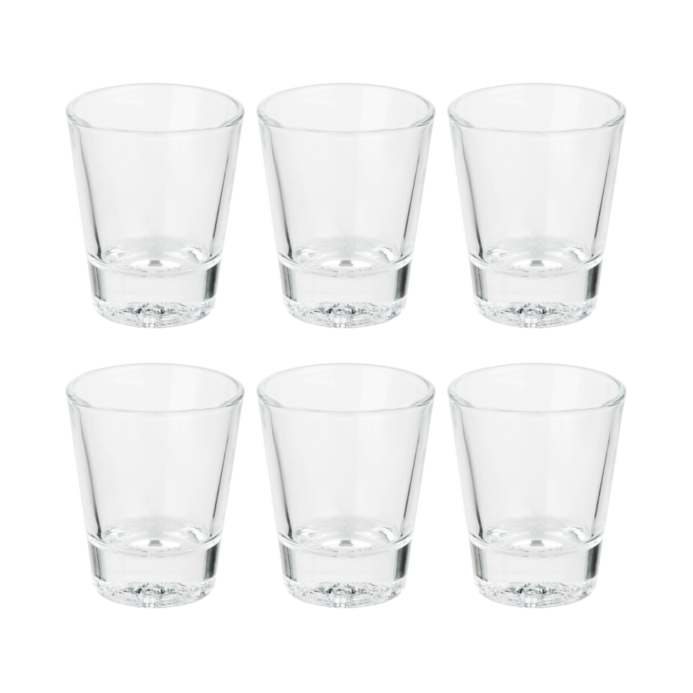 Набор стопок тм MILLIMI Анимал, 50мл, стекло, лев, волк, медведь, 6 шт, арт.№ 878-697