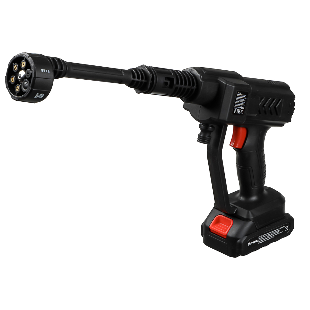 Минимойка высокого давления тм ЕРМАК, аккумуляторная, в кейсе, 2 АКБ, регулировка, арт.№ 690-182