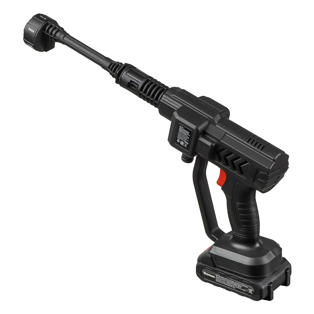 Минимойка высокого давления тм ЕРМАК, аккумуляторная, в кейсе, 2 АКБ, регулировка, арт.№ 690-182