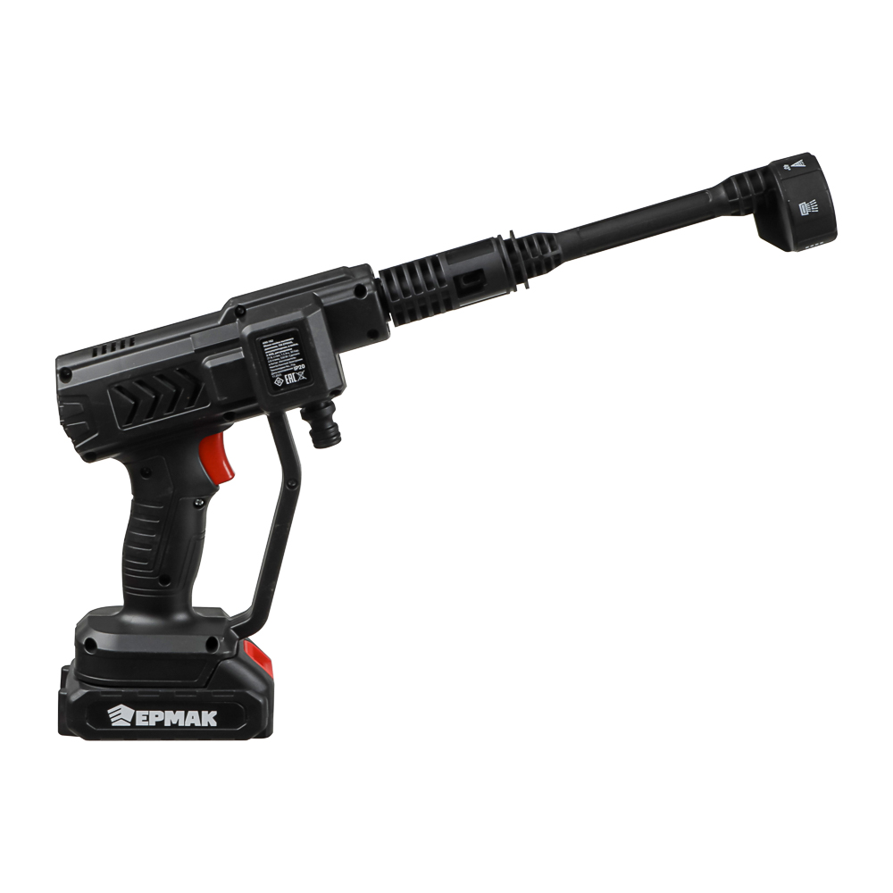 Минимойка высокого давления тм ЕРМАК, аккумуляторная, в кейсе, 2 АКБ, регулировка, арт.№ 690-182