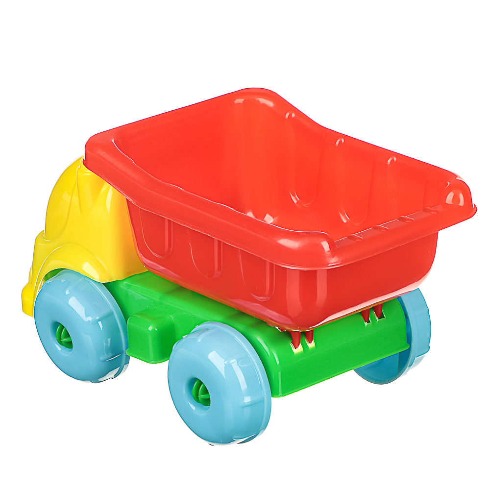 ИГРОЛЕНД Машинка игрушечная в сетке, пластик, 8x14,8x7,5 см, 4 дизайна, для детей 3+, арт.№ 292-458