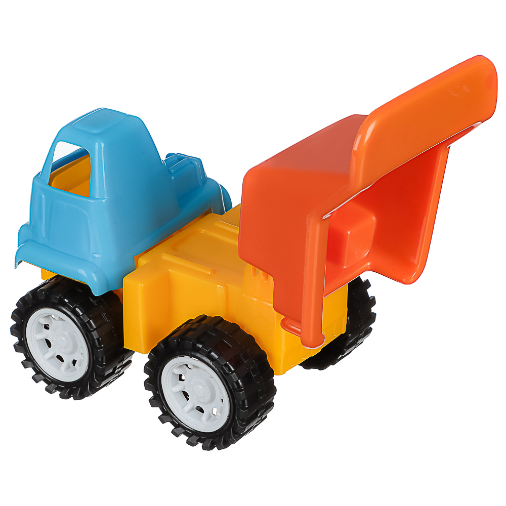 ИГРОЛЕНД Самосвал-камазик игрушечный в сетке, пластик, 9x11,5x11 см, 4 дизайна, для детей 3+, арт.№ 292-459