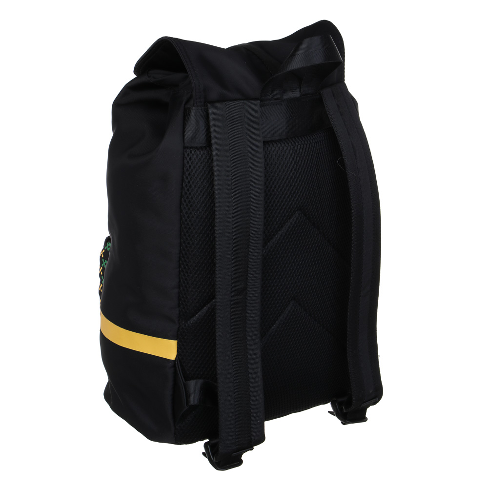 Рюкзак универсальный  37х28х16см, 1 отд.на завязке, клапан на пласт.застежке, 1 карм., нейлон, черн, арт.№ 555-025