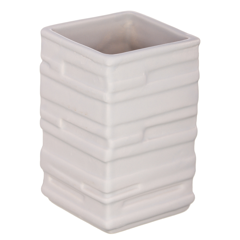 BY Стакан для зубных щеток и пасты "Сканди", керамика, 2 цвета, арт.№ 463-145