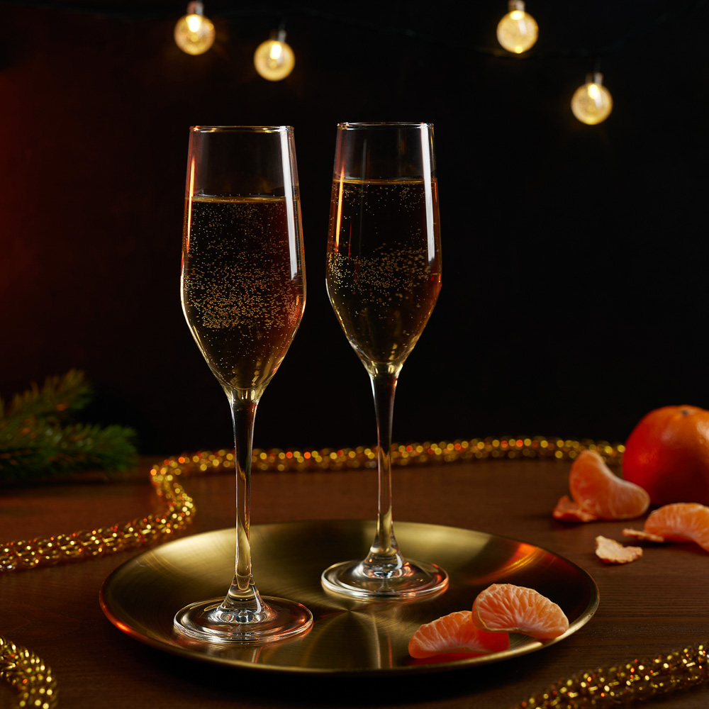 LUMINARC Селест Набор бокалов для шампанского 2 шт 160 мл, стекло, арт.№ 878-540