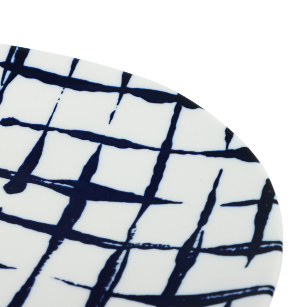 MILLIMI Индиго Тарелка десертная, 21х2см, керамика, арт.№ 824-470