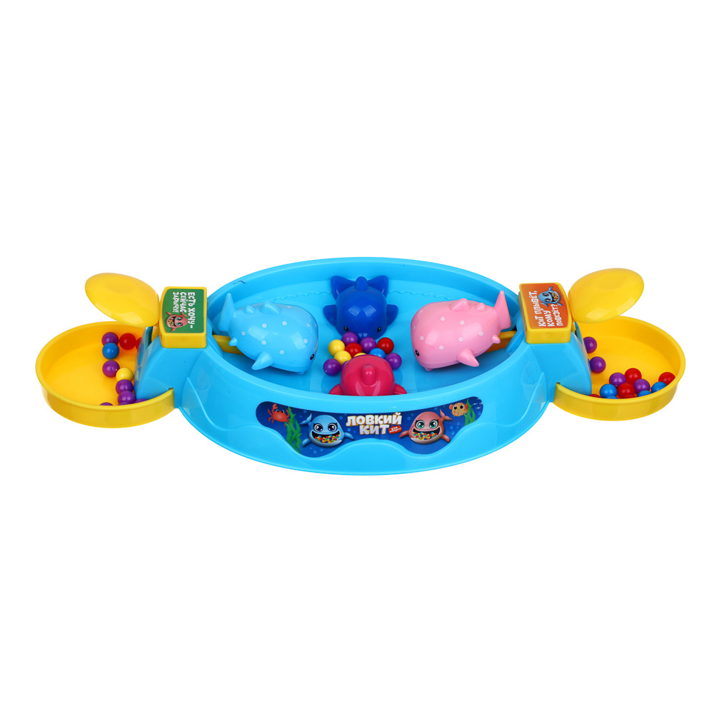 ИГРОЛЕНД Игра настольная "Ловкий кит", ABS, 29,6х13,6х6,6см, арт.№ 897-046