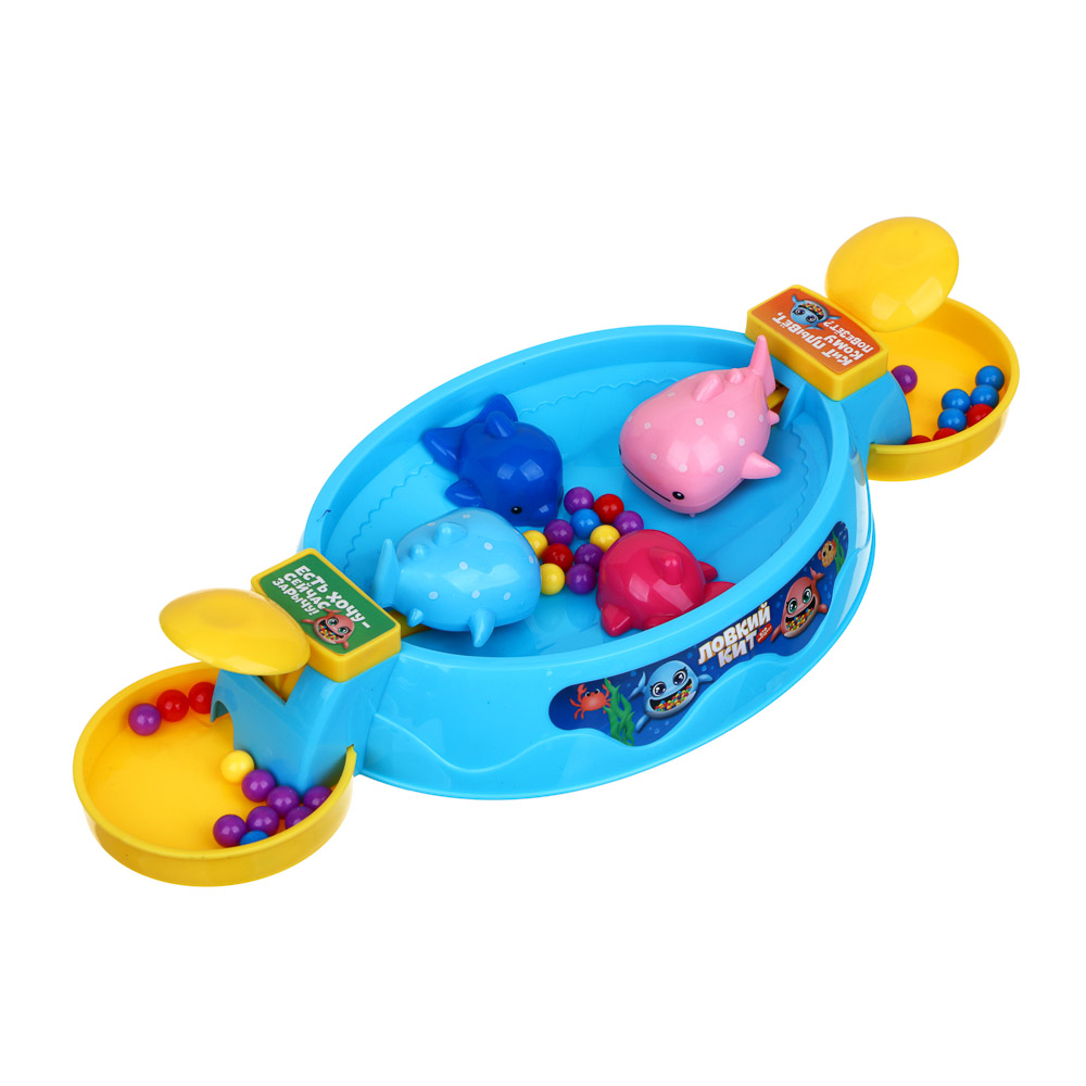 ИГРОЛЕНД Игра настольная "Ловкий кит", ABS, 29,6х13,6х6,6см, арт.№ 897-046