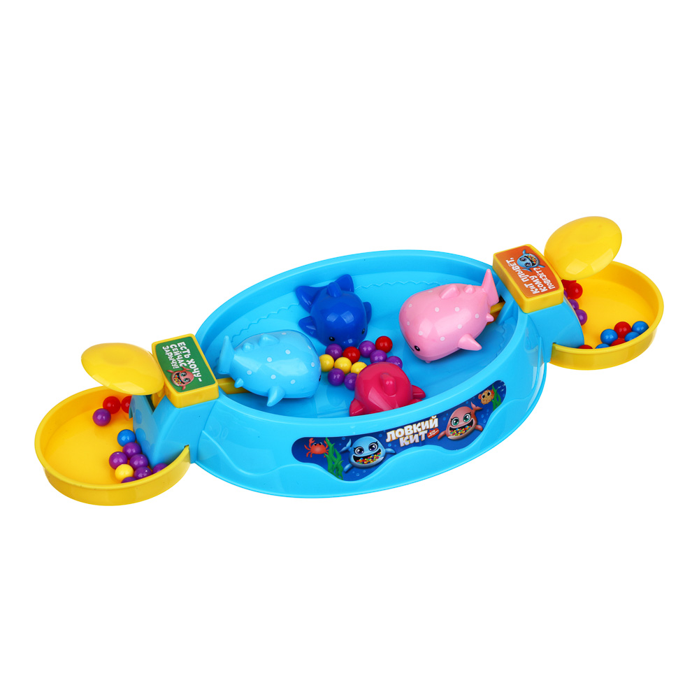 ИГРОЛЕНД Игра настольная "Ловкий кит", ABS, 29,6х13,6х6,6см, арт.№ 897-046