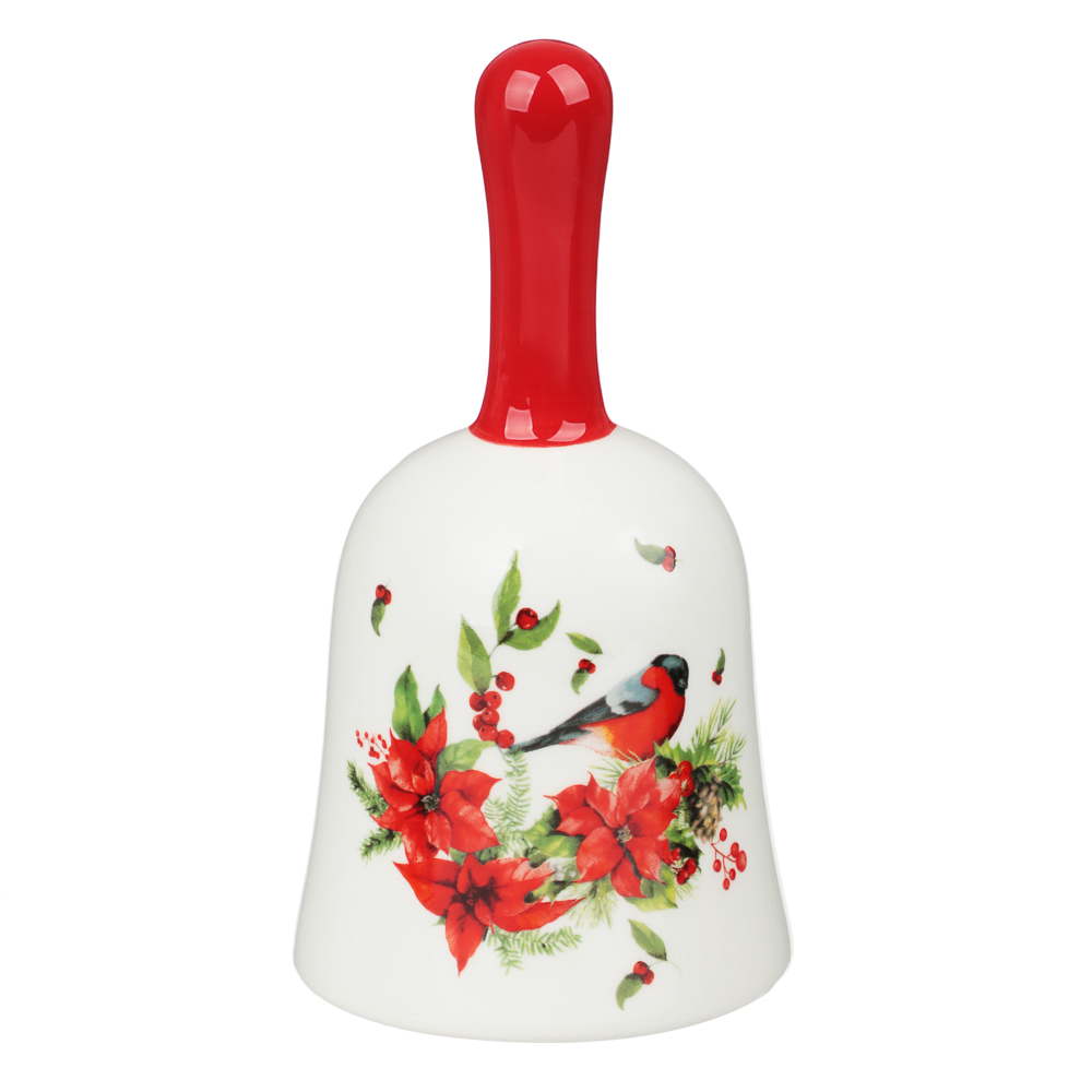 MILLIMI Винтер Колокольчик декоративный, 7х7х13см, керамика, арт.№ 820-825