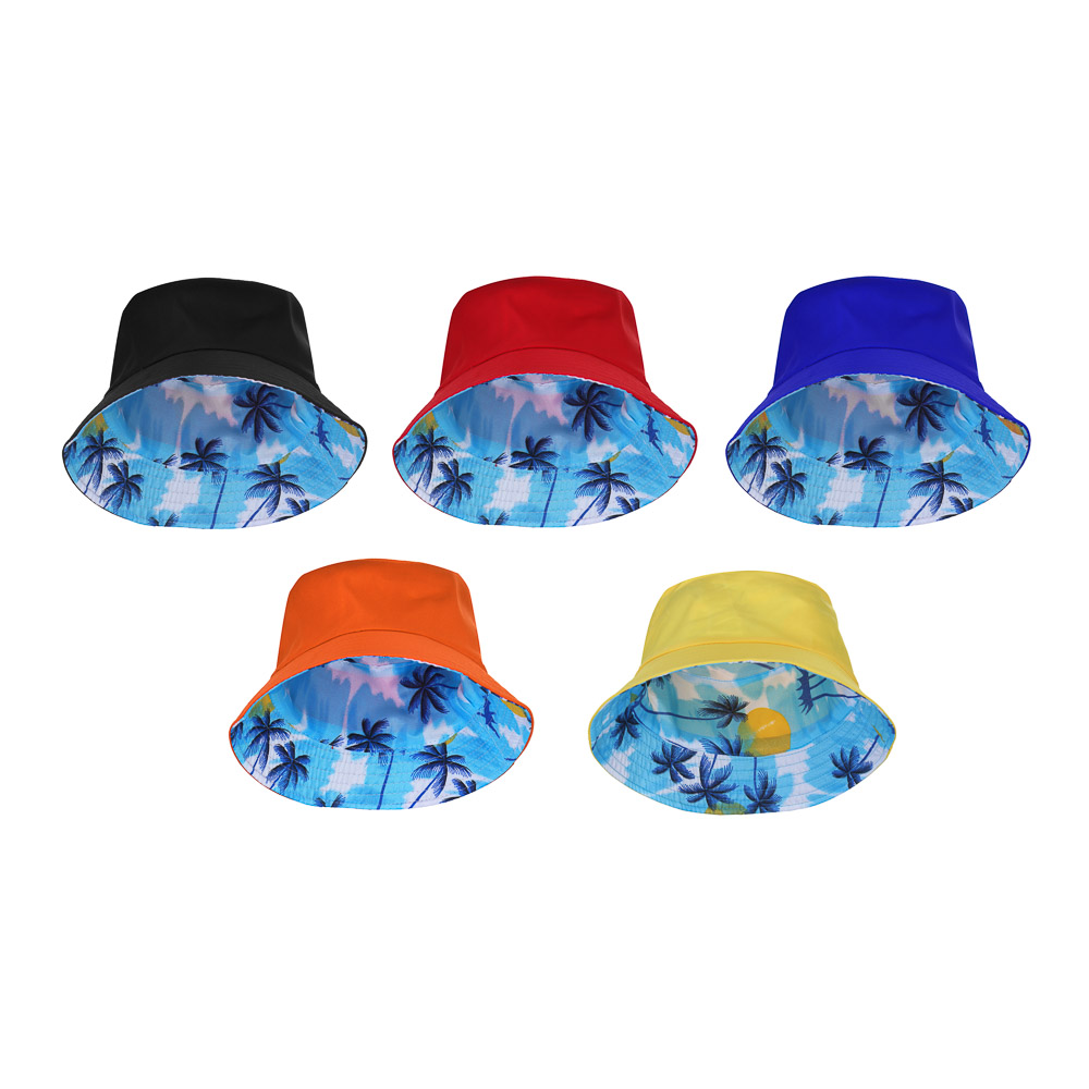 GALANTE Панама с цветным подкладом, р-р 56-58, 100% полиэстер, 5 цветов, арт.№ 314-017