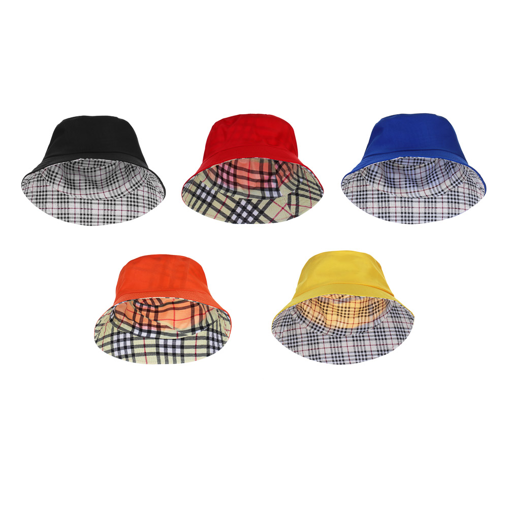 GALANTE Панама с цветным подкладом, р-р 56-58, 100% полиэстер, 5 цветов, арт.№ 314-017