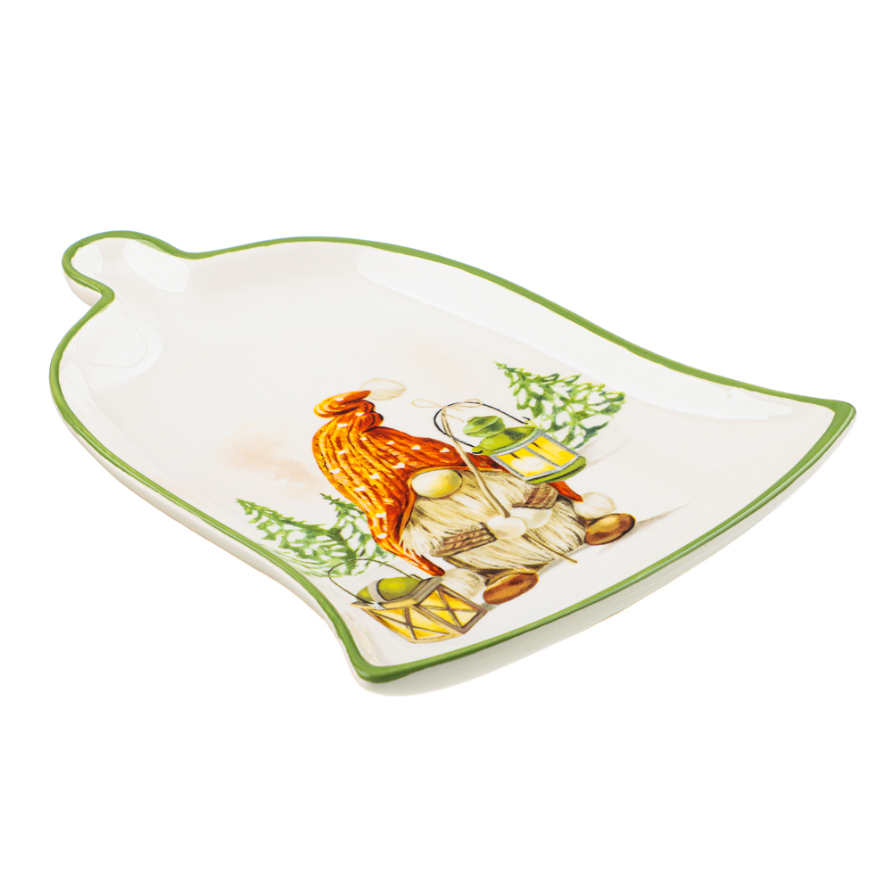 MILLIMI Фелиз Блюдо в форме колокольчика, 20х15х2,5см, керамика, арт.№ 820-868