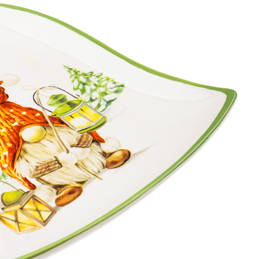 MILLIMI Фелиз Блюдо в форме колокольчика, 20х15х2,5см, керамика, арт.№ 820-868