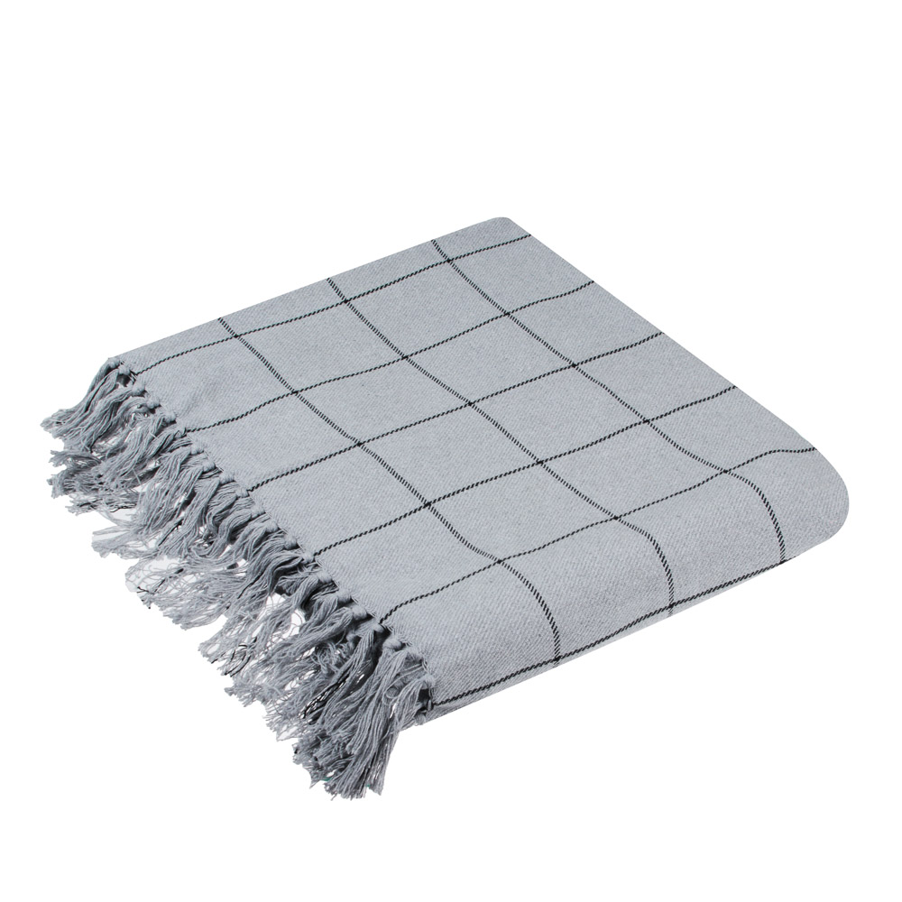 PROVANCE Сканди Плед 140х200см, 100% хлопок, 3 цвета, арт.№ 486-078