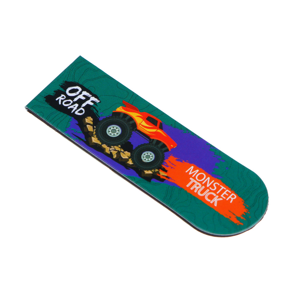 МОНСТР ТРАК Набор закладок магнитных, 6 штук, размер закладки 12Х1,9см, упаковка 18,3Х10,3см, арт.№ 235-007