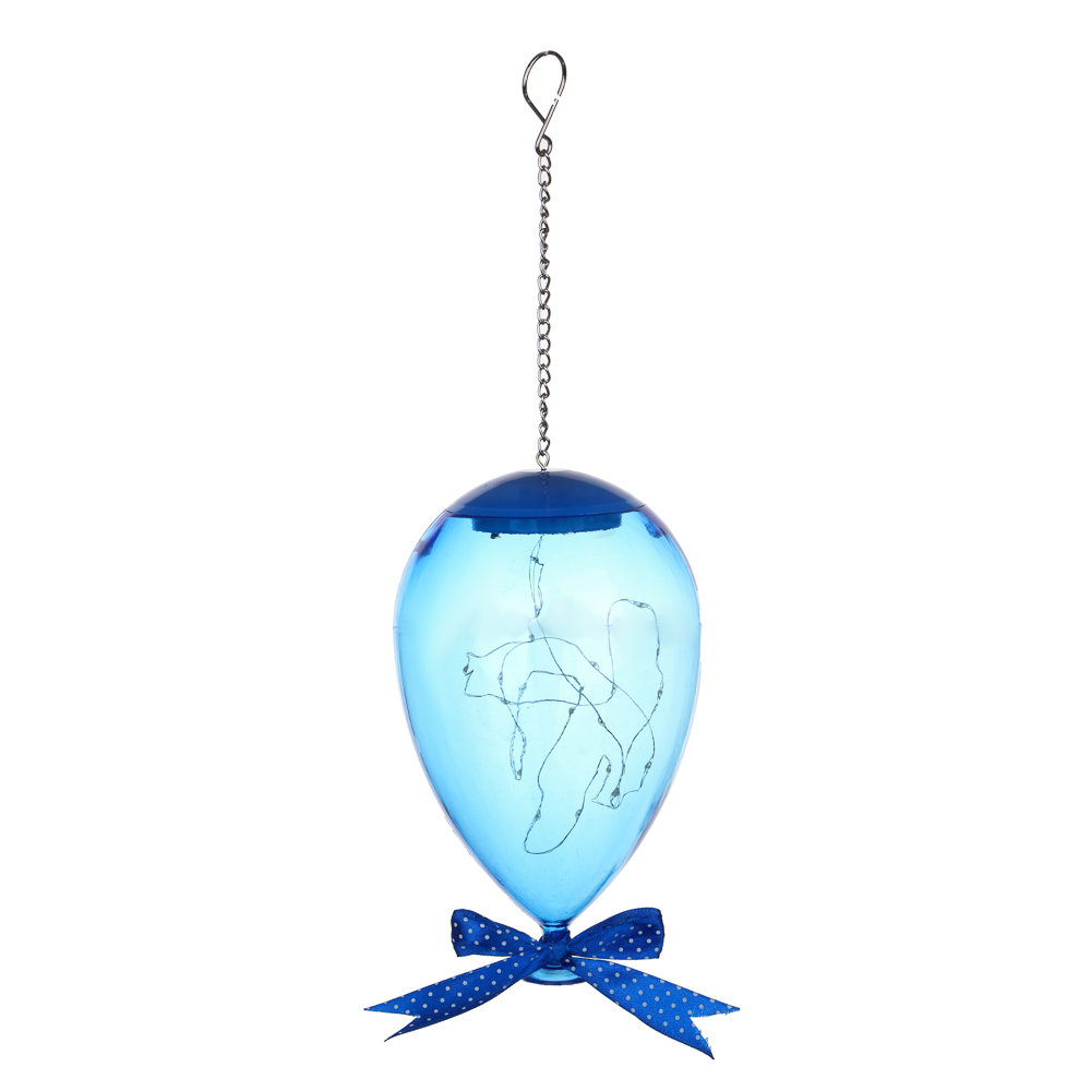 INBLOOM Фонарь на солн.батарее, 20х11см, 20LED, шампань, 1.2V/200mAh AAA, ABS, PP, IP44, арт.№ 475-323