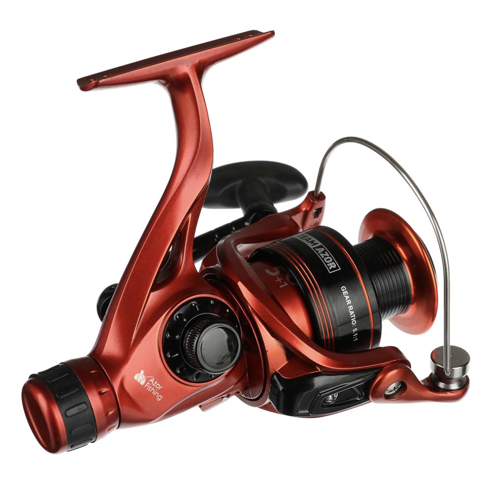 AZOR FISHING Катушка с задним фрикционом "Актив" ACR-30, 5+1п.п, металл.шпуля, арт.№ 144-086
