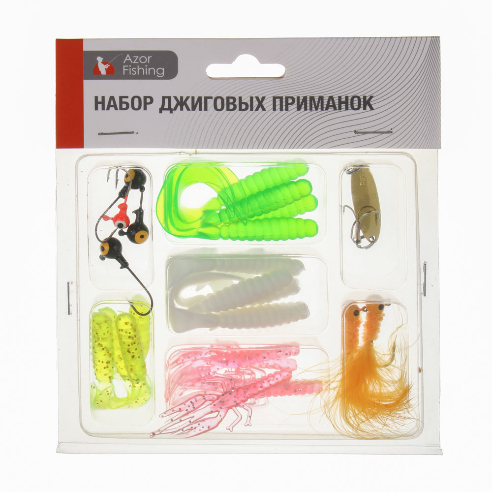 Набор джиговых приманок в блистере тм AZOR FISHING, арт.№ 144-091