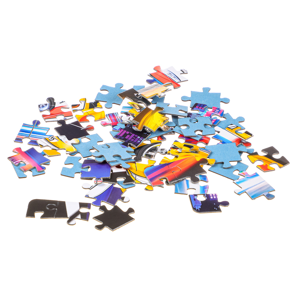 ИГРОЛЕНД Пазл 54 детали Мультфильмы, картон, 18х13см, 8-12 дизайнов, ORIGAMI, арт.№ 898-004