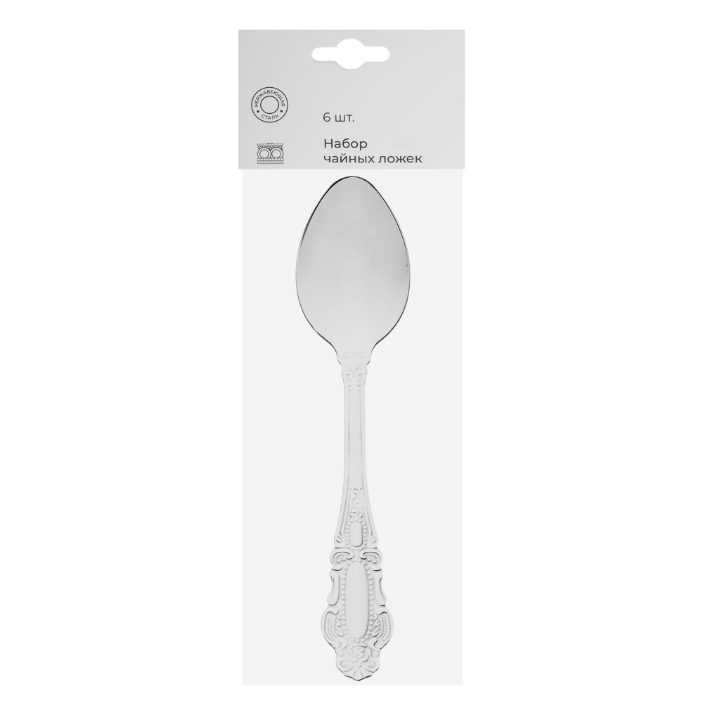 Орлеан Набор чайных ложек 6шт., 13,6см, арт.№ 855-009