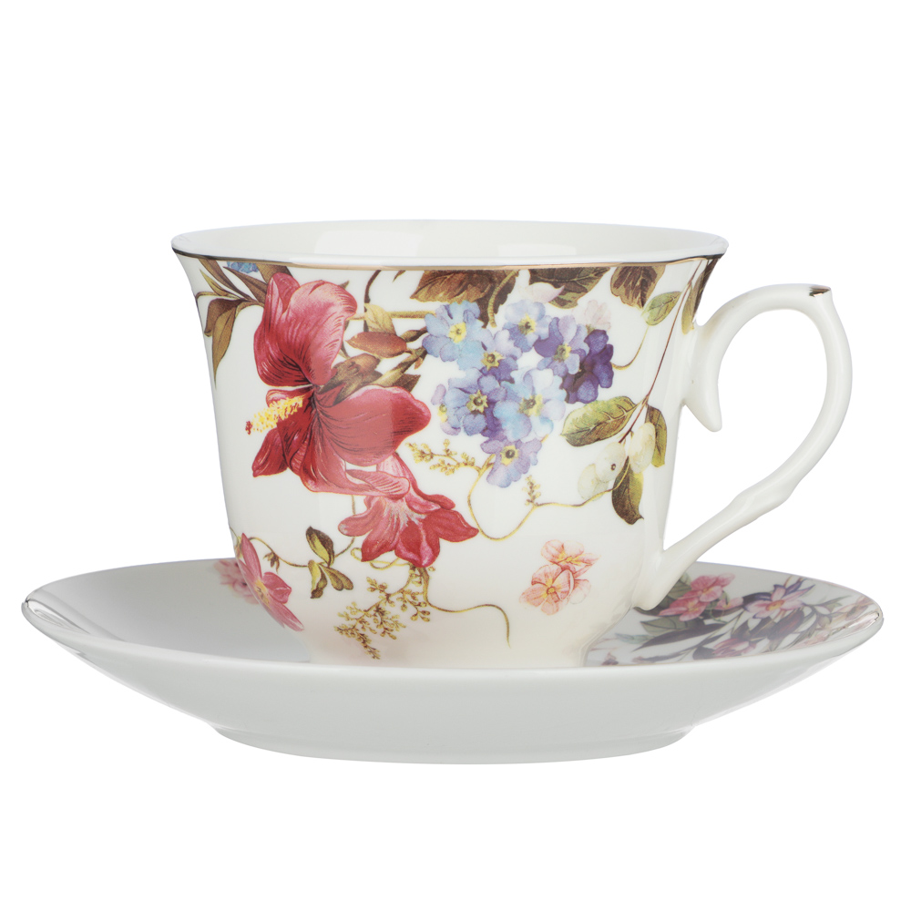 Набор чайный 4 пр., 225мл, MILLIMI, Джина, фарфор, арт.№ 802-568