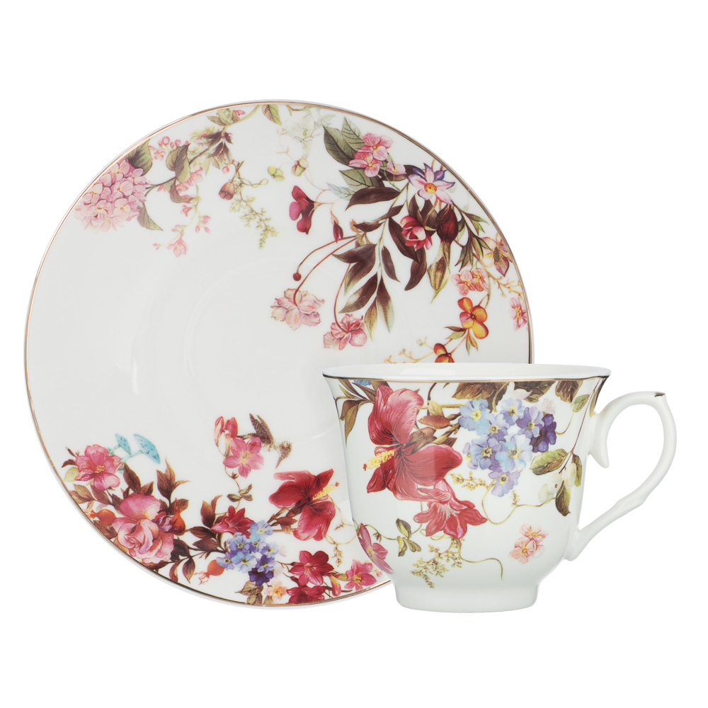 Набор чайный 4 пр., 225мл, MILLIMI, Джина, фарфор, арт.№ 802-568