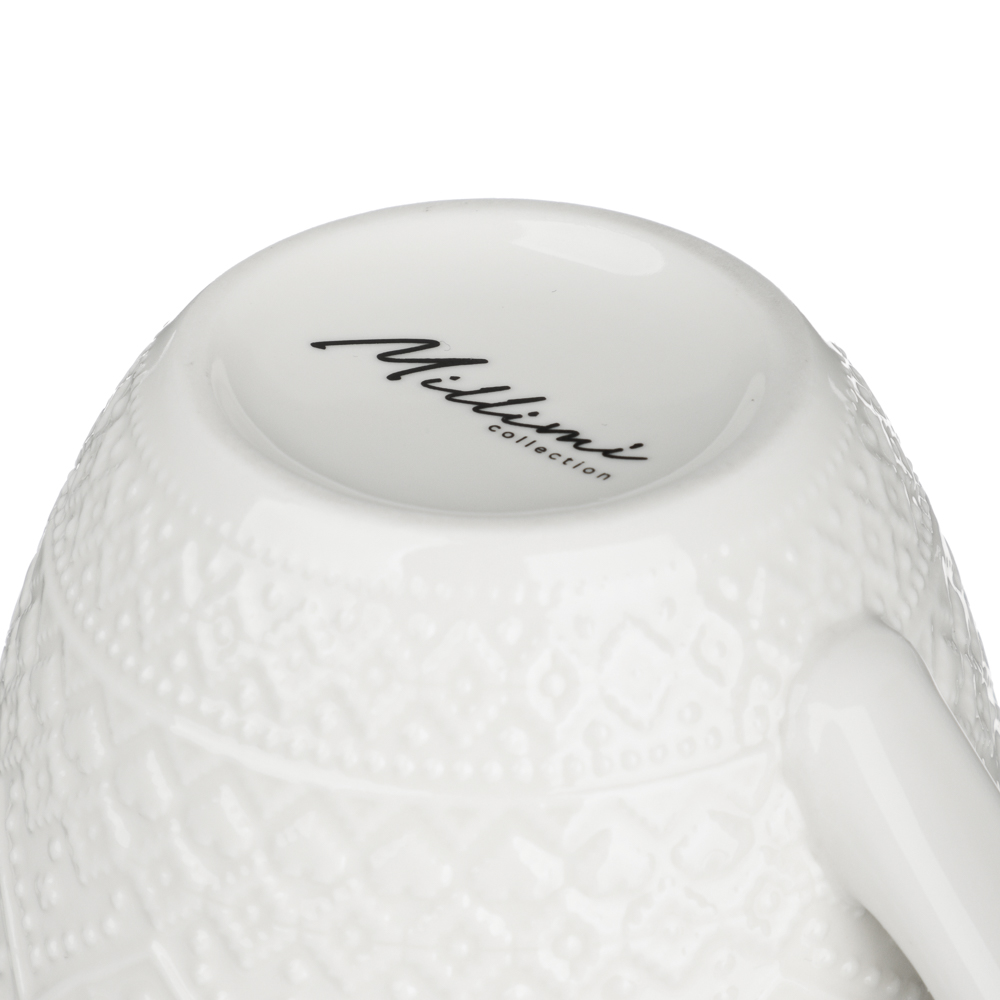 MILLIMI Рельеф шарик Кружка 380мл, фарфор, подарочная упаковка, арт.№ 820-918