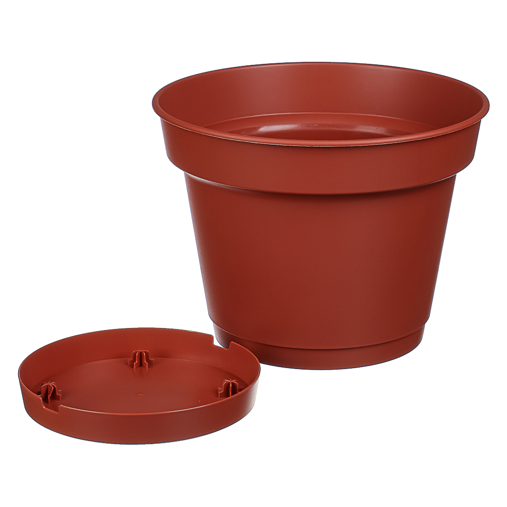 Горшок Mint 5л, d24см, h18см с поддоном терракот, арт.№ 164-184