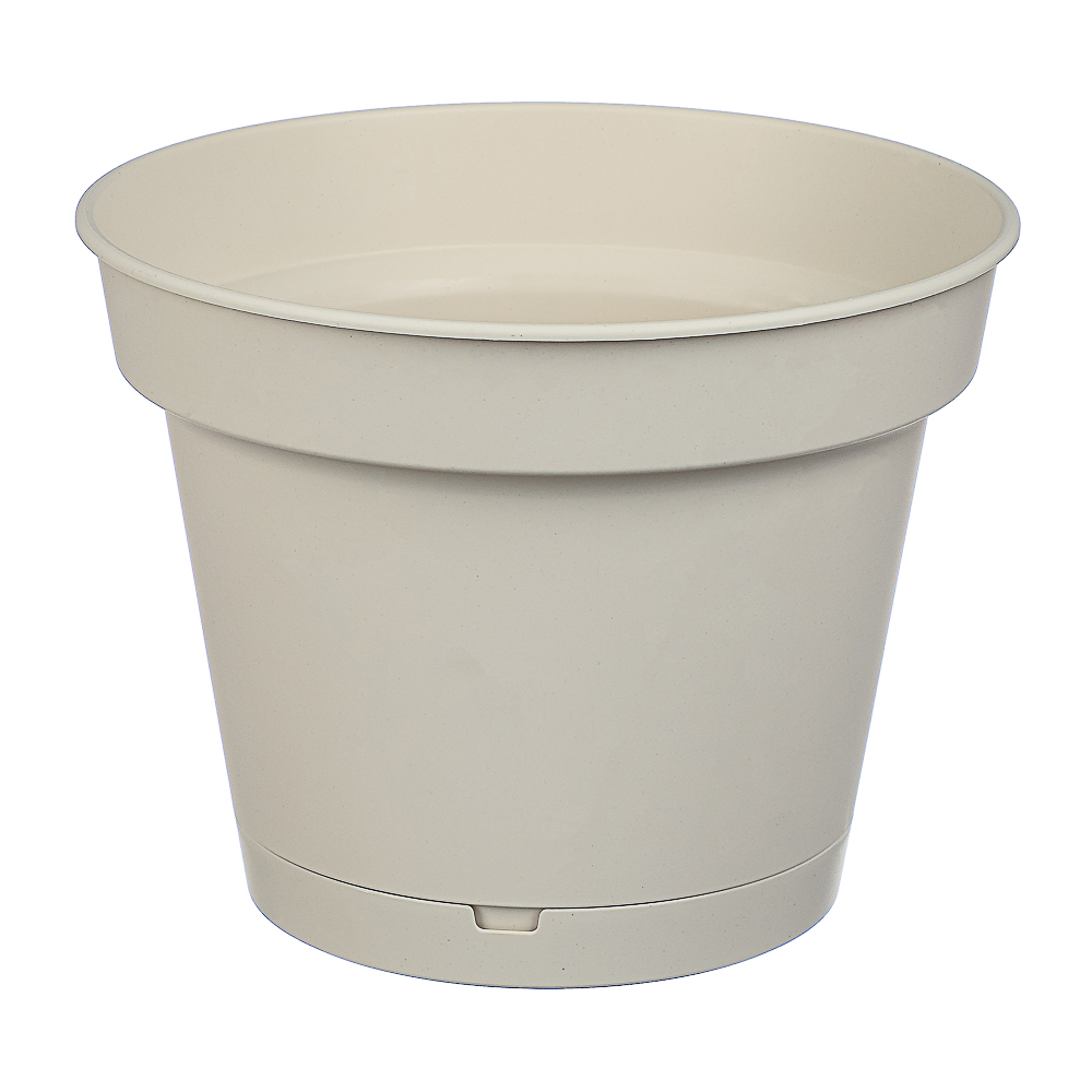 Горшок Mint 5л, d24см, h18см с поддоном светло-беж., арт.№ 164-377