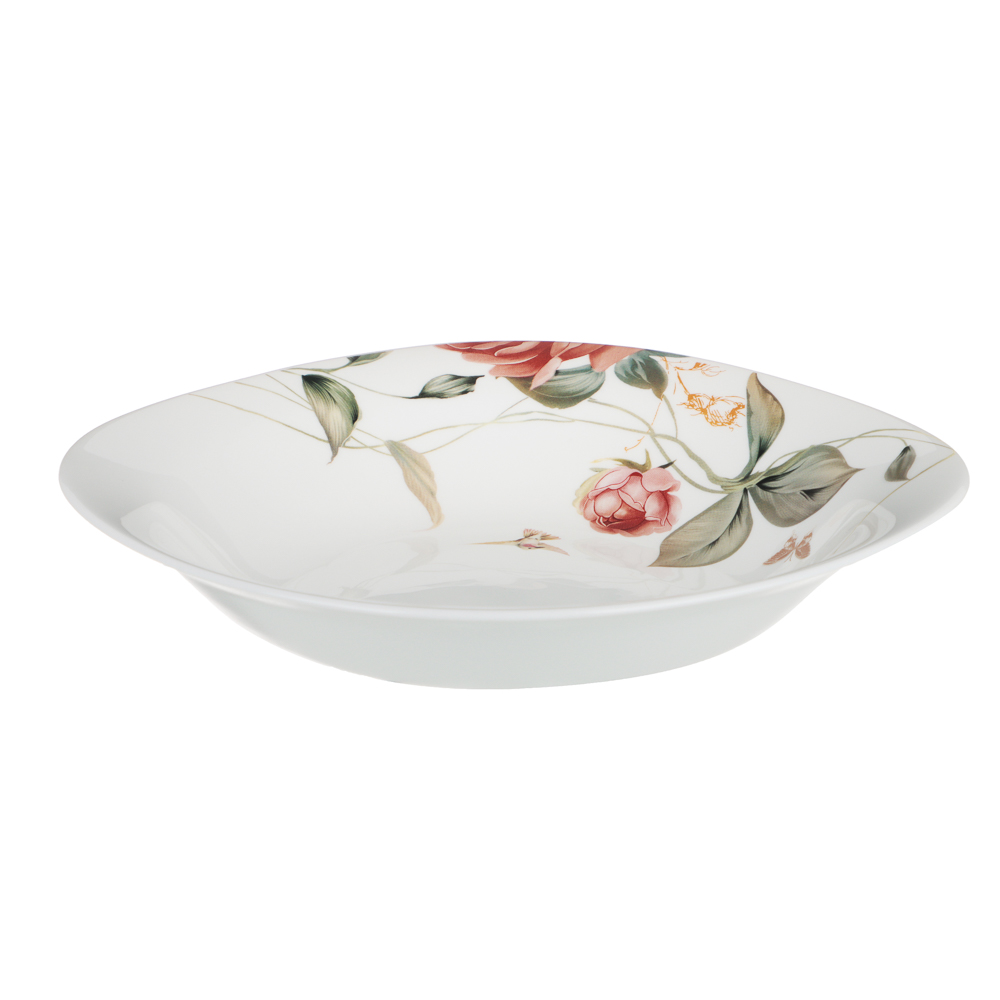 MILLIMI Анета Набор столовой посуды 13 пр., опаловое стекло, квадратная форма, 19019, арт.№ 818-456