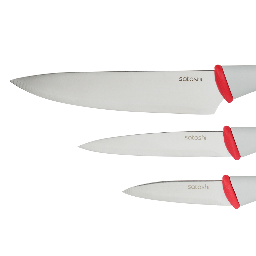 SATOSHI Премьер Набор ножей кухонных 3пр, арт.№ 803-411