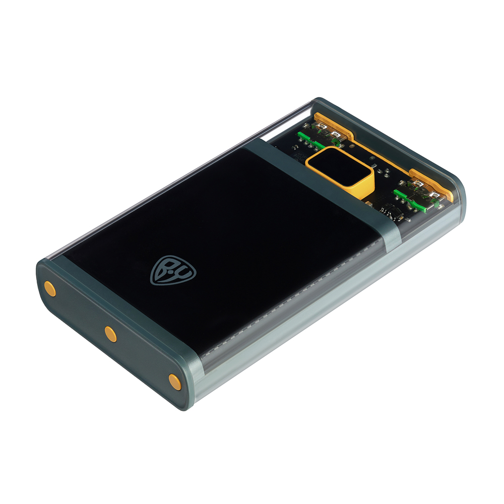 Аккумулятор мобильный BY 10000мАч, Быстрая зарядка QC3.0, PD22,5W, 5А, прозрачный, арт.№ 031-066