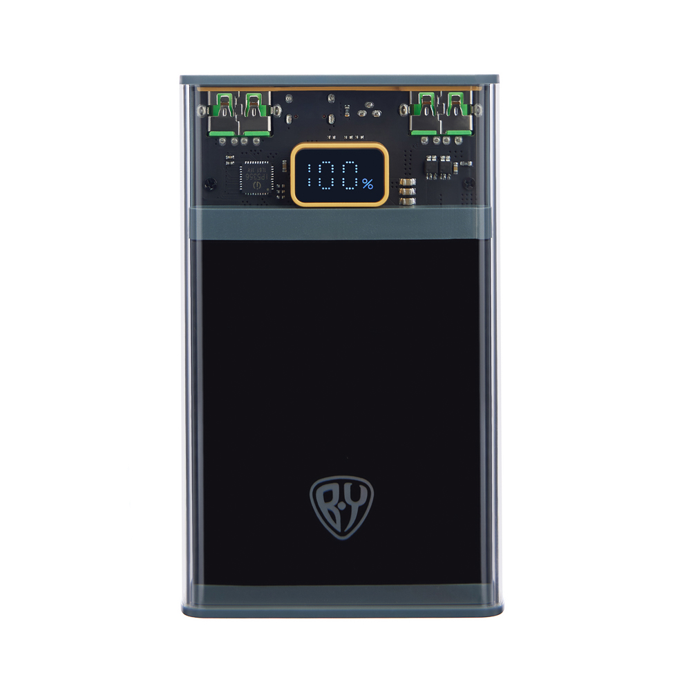 Аккумулятор мобильный BY 10000мАч, Быстрая зарядка QC3.0, PD22,5W, 5А, прозрачный, арт.№ 031-066
