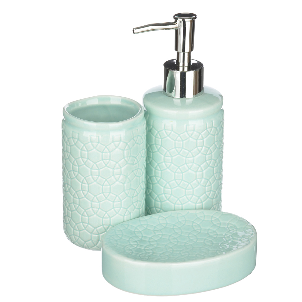 VETTA Набор для ванной "Соблазн", 3 предмета, керамика, 2 дизайна, арт.№ 463-969