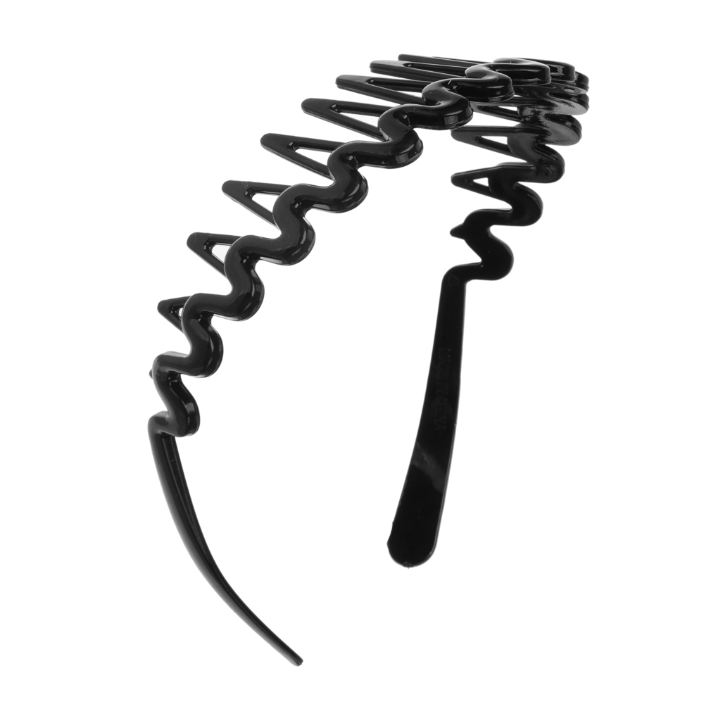 ЮНИLOOK Ободок для волос, 3,5см, пластик, черный, ACS-39, арт.№ 323-016