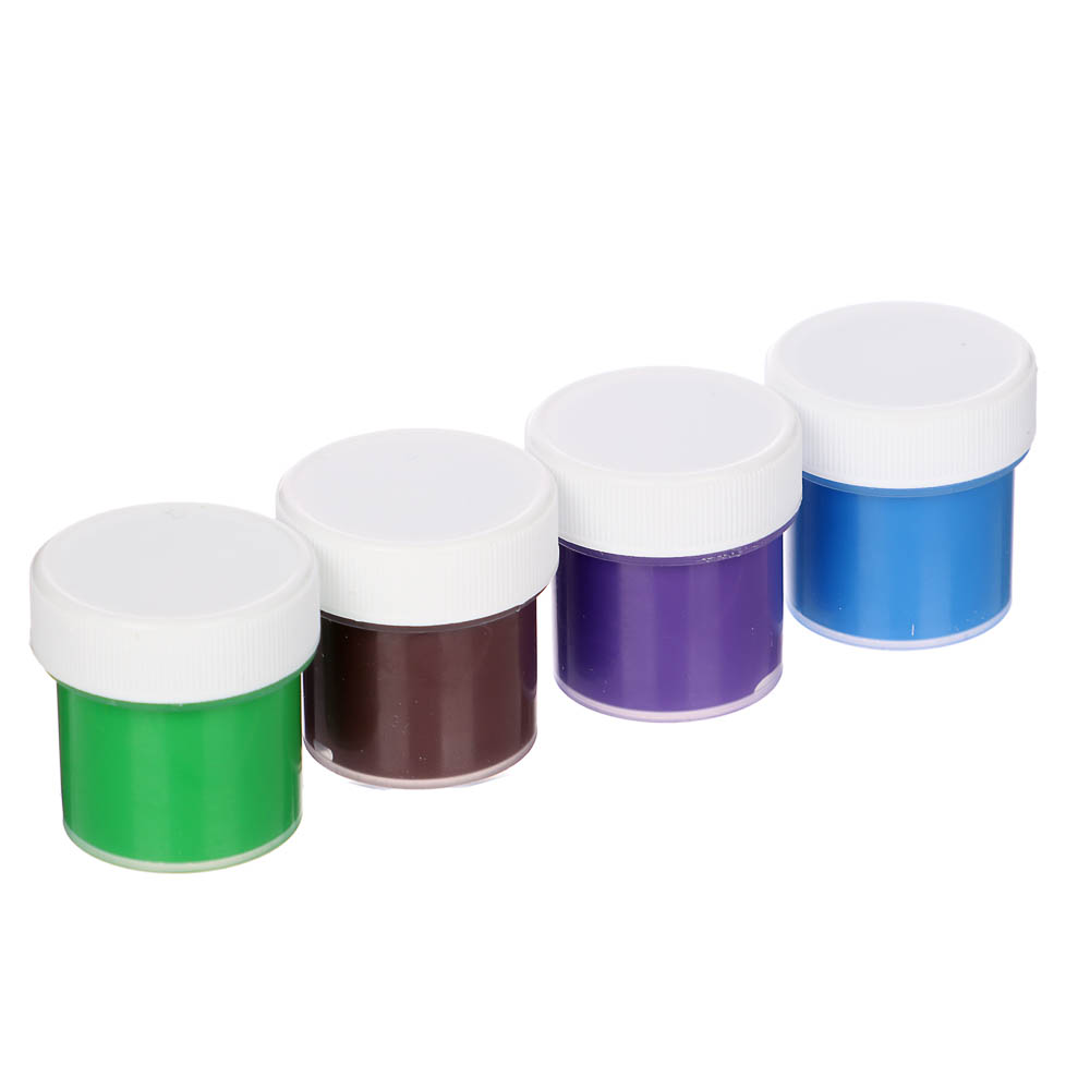 Краски гуашевые 12 цветов, объем баночки 10мл, арт.№ 231-033