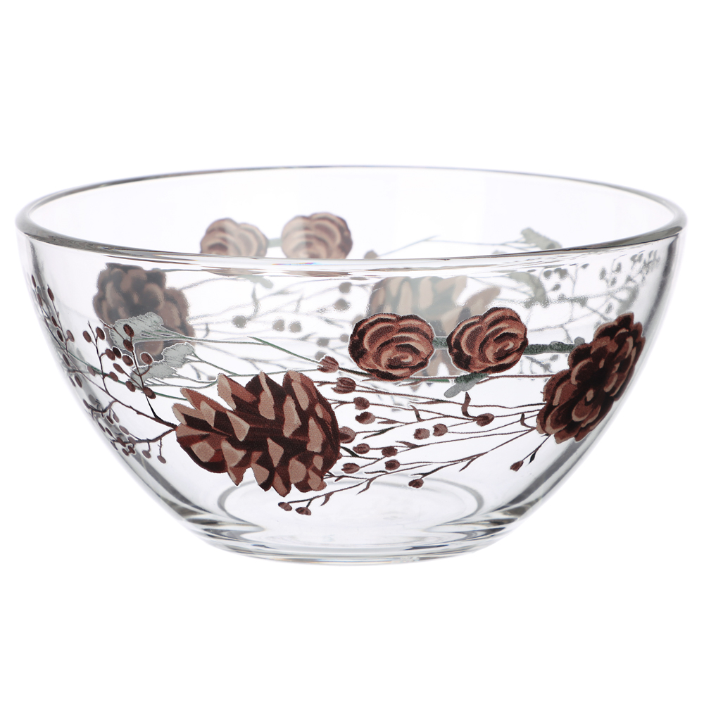 ОСЗ Шишки Салатник 16см, стекло, арт.№ 877-706