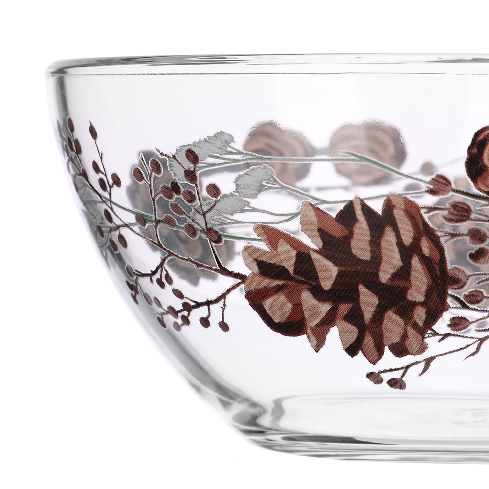 ОСЗ Шишки Салатник 16см, стекло, арт.№ 877-706