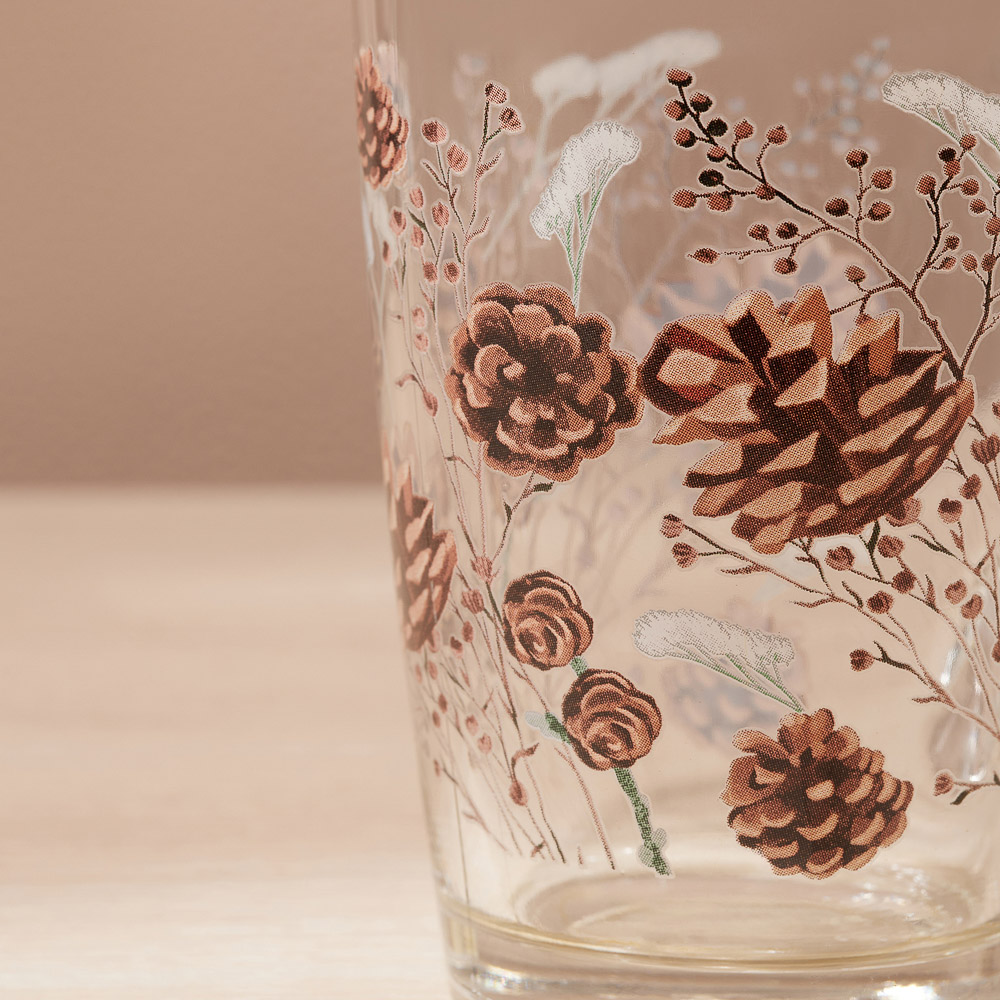 ОСЗ Шишки Кружка 300мл, стекло, арт.№ 877-710