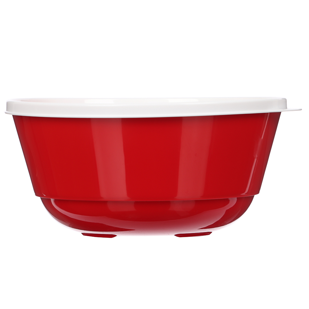 Миска с крышкой 2л, декор Гранат, пластик, арт.№ 861-440