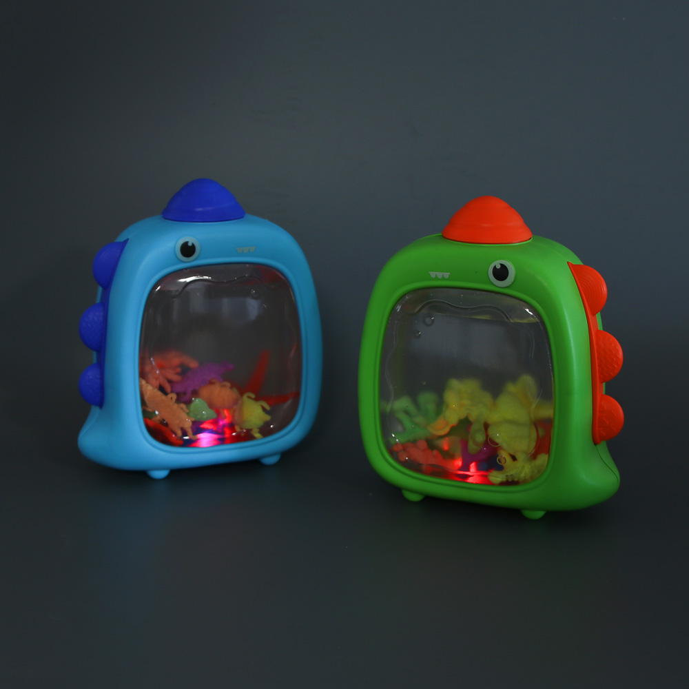 Игровой набор "Растущие животные в аквариуме", ИГРОЛЕНД, свет, 2хLR-41, TPR, ABS,, арт.№ 274-308