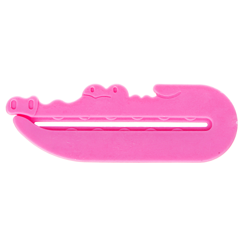 VETTA Выдавливатель для зубной пасты 3шт, пластик, 8,5х3см, "Крокодильчики", 3 цвета, арт.№ 463-282